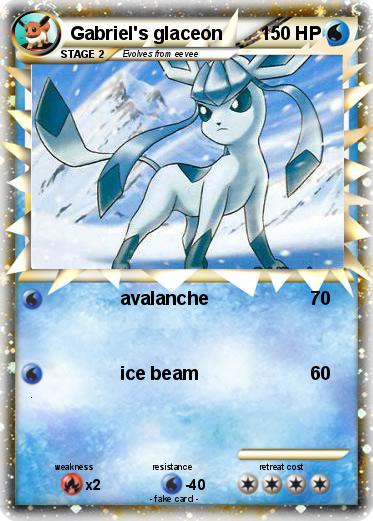 Pokemon Gabriel's glaceon