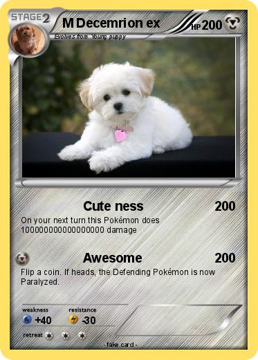 Pokemon M Decemrion ex