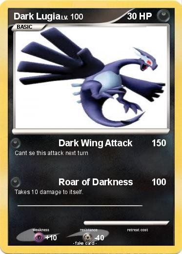 Pokemon Dark Lugia