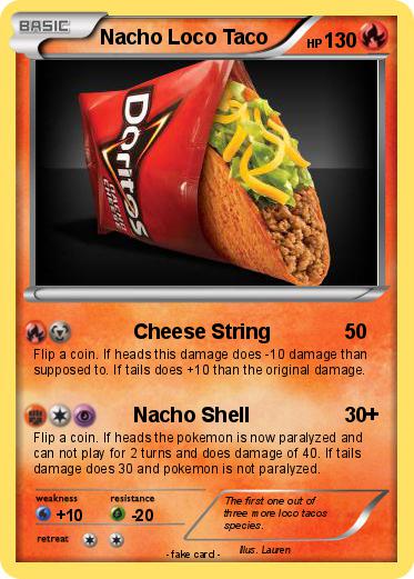 Pokemon Nacho Loco Taco