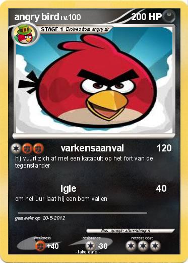 Pokemon angry bird