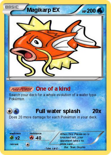 Pokemon Magikarp EX