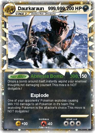 Pokemon Daurkaraun   999,999,
