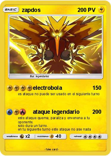 Pokemon zapdos