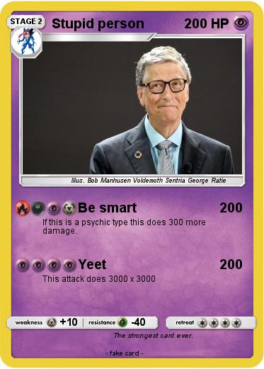 Pokemon Stupid person
