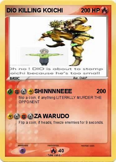 Pokemon DIO KILLING KOICHI