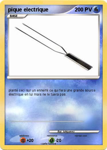 Pokemon pique electrique