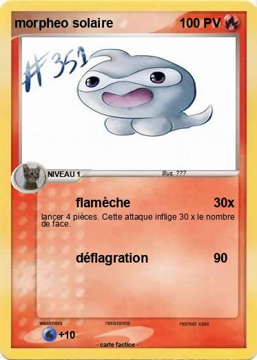 Pokemon morpheo solaire