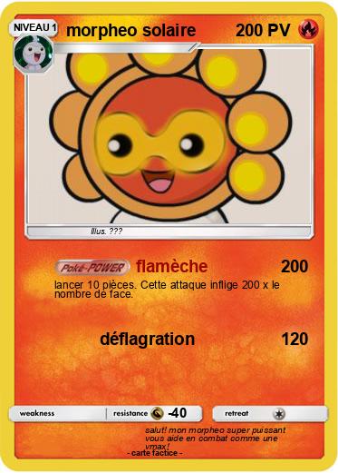 Pokemon morpheo solaire
