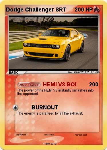 Pokemon Dodge Challenger SRT