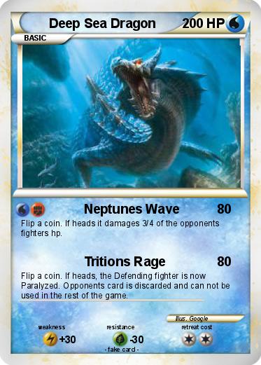Pokemon Deep Sea Dragon