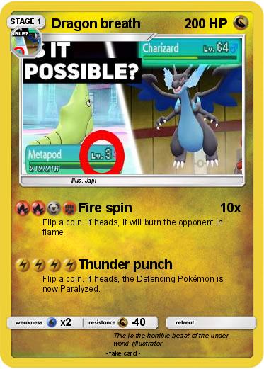 Pokemon Dragon breath