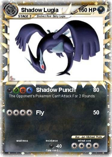 Pokemon Shadow Lugia