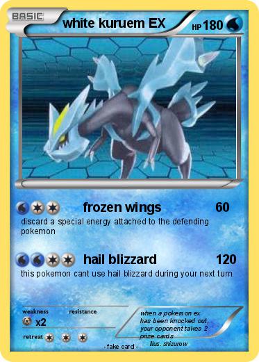 Pokemon white kuruem EX