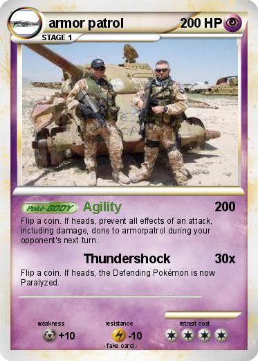 Pokemon armor patrol