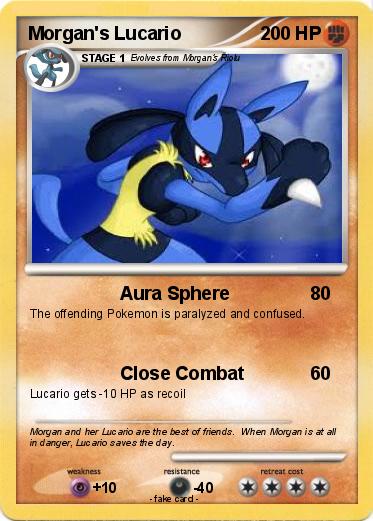 Pokemon Morgan's Lucario
