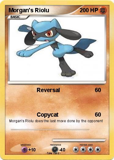Pokemon Morgan's Riolu