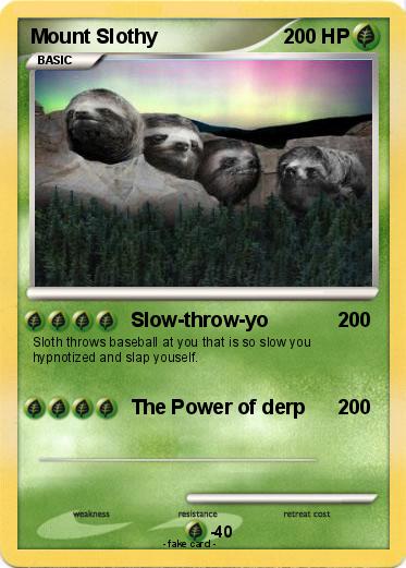 Pokemon Mount Slothy
