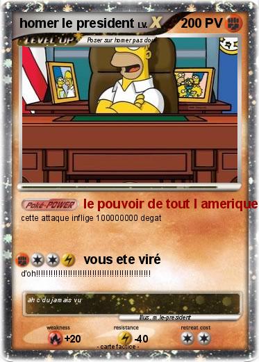 Pokemon homer le president