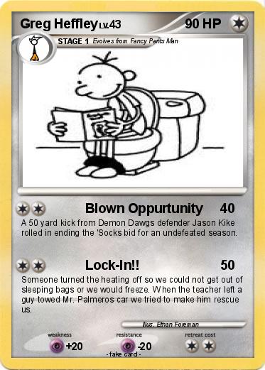 Pokemon Greg Heffley