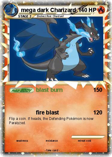 Pokemon mega dark Charizard