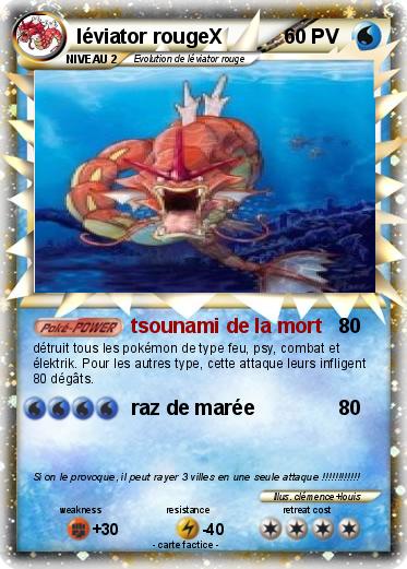 Pokemon léviator rougeX
