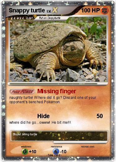 Pokemon Snappy turtle