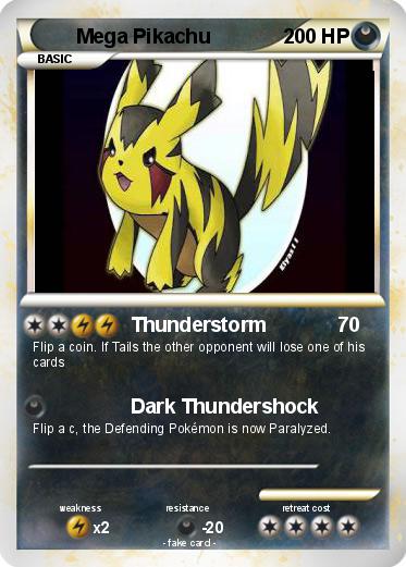 Pokemon Mega Pikachu