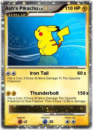 Pokemon Ash's Pikachu