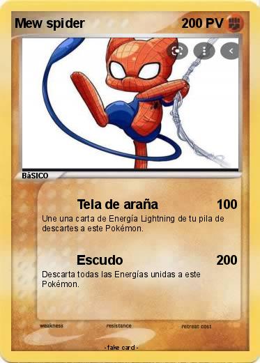 Pokemon Mew spider