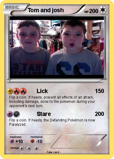 Pokemon Tom and josh