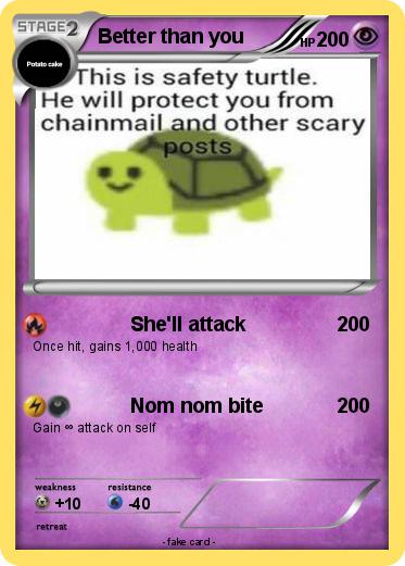 Pokemon Better than you