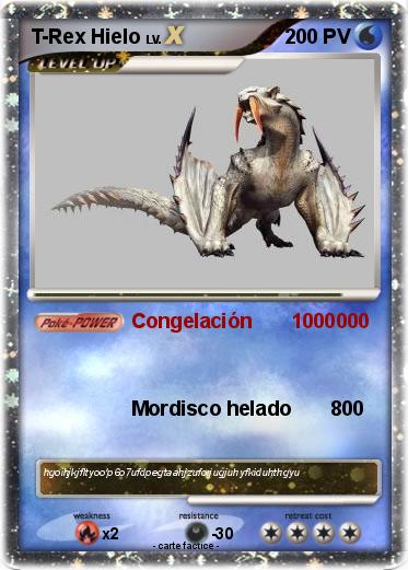 Pokemon T-Rex Hielo