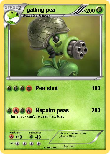 Pokemon gatling pea