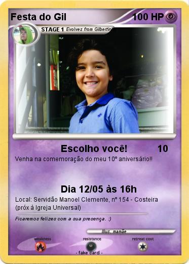 Pokemon Festa do Gil