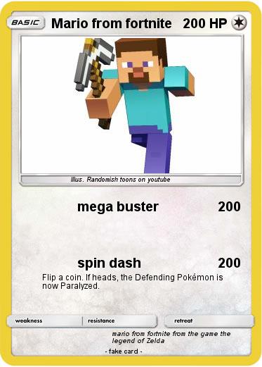 Pokemon Mario from fortnite