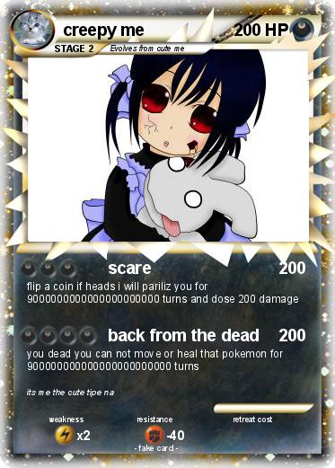 Pokemon creepy me