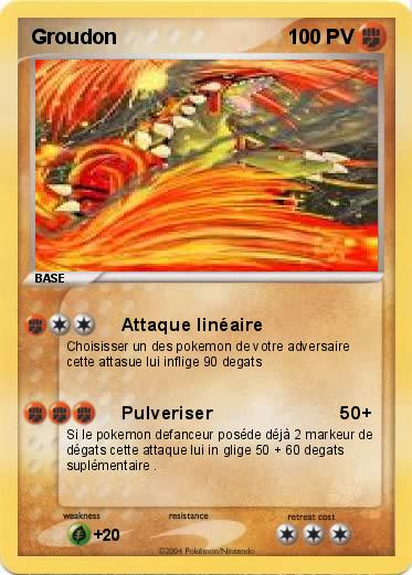 Pokemon Groudon                                           