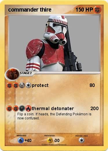 Pokemon commander thire