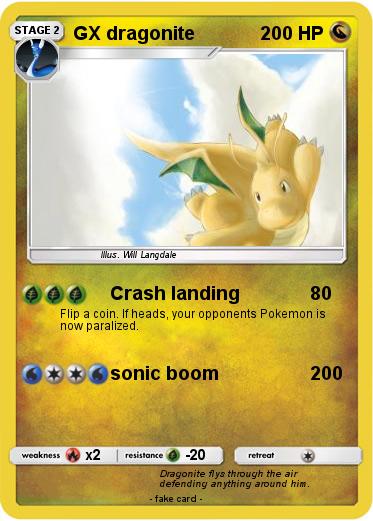 Pokemon GX dragonite