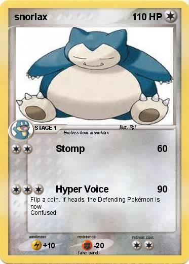 Pokemon snorlax