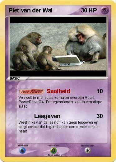 Pokemon Piet van der Wal