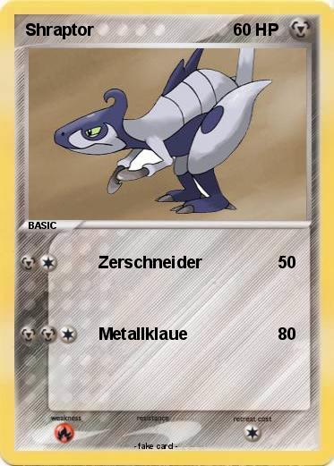 Pokemon Shraptor