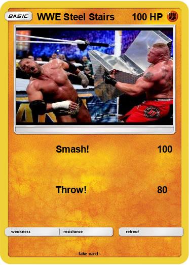 Pokemon WWE Steel Stairs