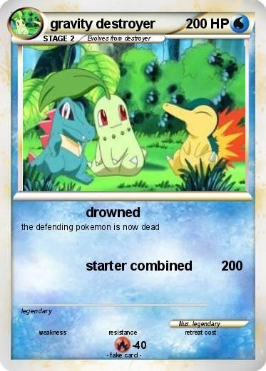 Pokemon gravity destroyer