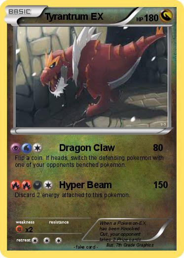 Pokemon Tyrantrum EX