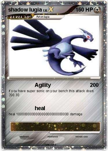 Pokemon shadow lugia