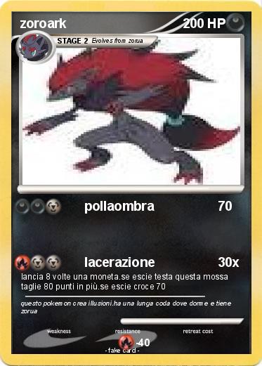 Pokemon zoroark