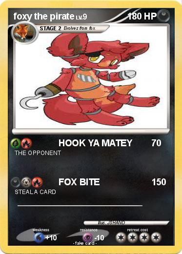 Pokemon foxy the pirate