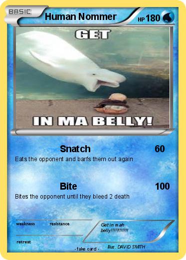 Pokemon Human Nommer